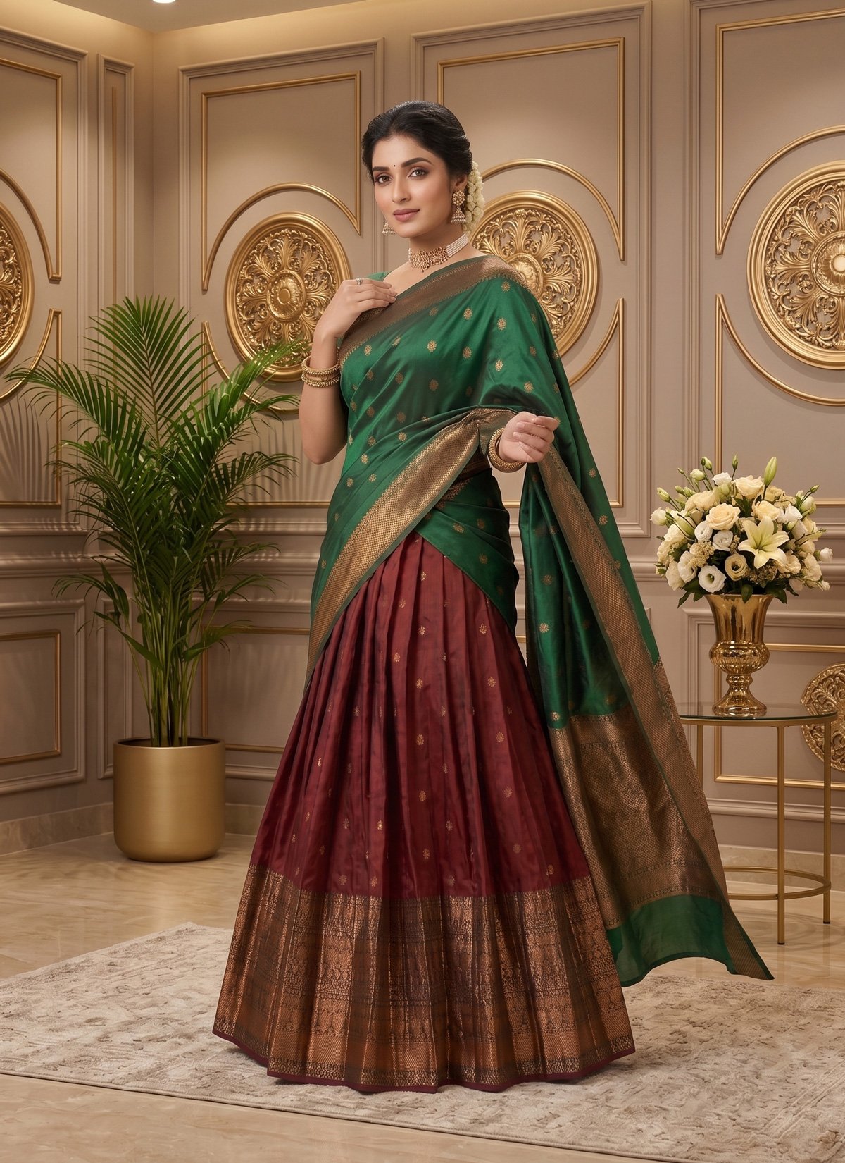 Half Saree Lehengas
